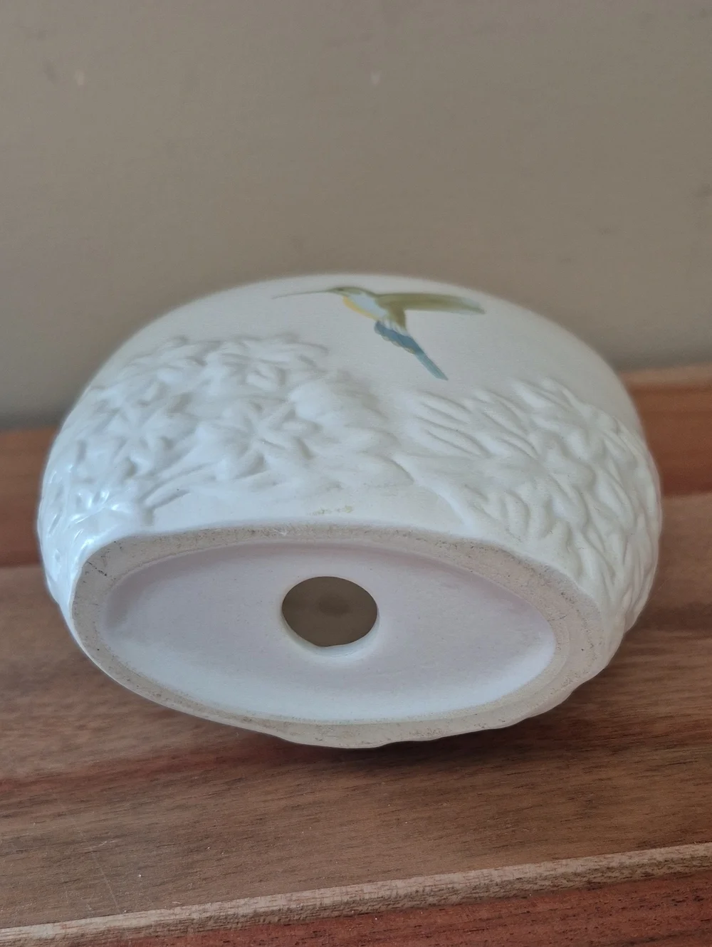 Hummingbird Ceramic Toothbrush Holder
